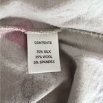 Neve silk & Wool long sleeve shirt,‎ M White Size M Photo 5