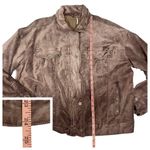 Free People Velvet Trucker Jacket - Mauve - XS/S Photo 2