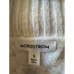 Nordstrom  Cream Fisherman High-Low Mock Neck Sweater Photo 1