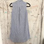 Tradlands Soleil Shirt Dress in Chambray Stripe Blue Size XS Photo 4