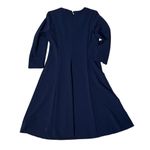 Karl Lagerfeld Blue Dress Necklace Round Neckline Bracelet Sleeve Size 4 Photo 4