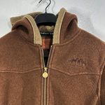 Outback Trading Co Brown Fleece Hoodie Jacket Men XL Western Outdoor Ranchwear Photo 6