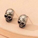 Head Skull  earrings Photo 3