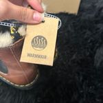 Dr. Martens 2976 leonore leather fur ankle Chelsea boots booties shoes sz 8 new Photo 4