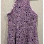 Revolve NBD Lilac Lace Halter Mini Dress Photo 6