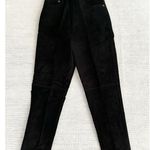 Contrasts Vintage Deadstock Black Leather High Rise Straight Leg Pants 11 Korea Photo 0