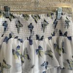 Disney  Alice Butterfly Mini Skirt Medium Y2K Fairy Tiered Cottagecore Boho Sheer Photo 2