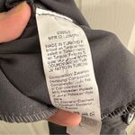 Gray pleated trouser pants size large Photo 4