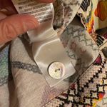 Farm Rio  Amulet Linen Blend Aztec Ikat Beaded Tie Back Midi Dress Photo 13