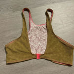 Free People Beach NWOT Pamela Textured Front Clasp Swim Bikini Top Sz Medium Photo 0