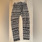 PINK - Victoria's Secret Victoria's Secret pink Black cream tan Patterned Leggings tights Photo 2