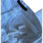 KanCan LA jeans 27” Opaque white denim sleek skinny cut raw hem zipper details Photo 5