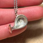 Hallmark  Marcasite Green Whale 925 Sterling Silver Necklace Photo 9