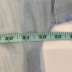 Chico's Chico’s Blue Side Cinch T-Shirt V-Neck Lightweight Short Sleeve EUC Sz M Photo 6