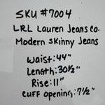 Ralph Lauren LRL  Jeans Co. Modern Skinny Womens Size 22w Dark Denim Stretch NEW‎ Photo 11