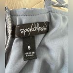 Speechless Denim Striped Halter Dress Junior's Size 9 (Small) Photo 6