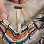 Free People Ancient Mystery Beaded Shift Dress In Tea Combo Size M Photo 5