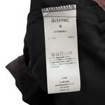 Determ NWT Collagen Satin Ruffle Shorts Black Women’s Size 6 Pull Photo 6