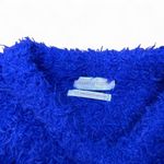 Urban Outfitters Fuzzy  cropped PURPLE sweater size small Photo 1