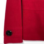 East 5th Red Blazer Jacket Classic Career Minimalist Holiday Wool Blend Large Photo 2