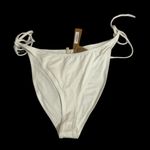 SKIMS  Size 2x Tie Bikini Bottom Marble White SW-TBM-0797 NWT Swim Photo 0