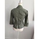 White House | Black Market WHBM Olive Green Blazer Jacket Size 00 Photo 2