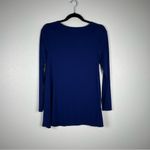 Soft Surroundings Long Sleeve Scoop Neck Tunic Top Blue Sz XS Photo 5