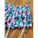 Lilly Pulitzer A1  Floral Scalloped Shorts Pockets Navy Pink Green Size 2 Photo 5