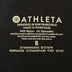 Athleta  Black Longline Ruched Maternity Workout Top Photo 9