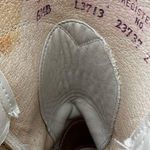 Justin Boots Vintage 90s White Eggshell Pearl Roper Pull On Cowgirl Western 6.5B Photo 8