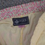 PINK - Victoria's Secret Pink VS Yellow Striped Capri Pants SIZE L Photo 2