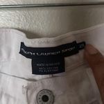 Ralph Lauren  SPORT BLUE LABEL Women's Size 29 White Denim Jean Stretch Shorts Photo 1