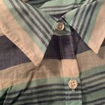 Kohls SO Blue and White Striped Button Down Photo 1