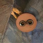 Vintage 90s LagenLook Art to Wear Abstract Embroidered Coat Jacket Gray Size M Photo 10