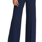 Spanx  Ponte Wide Leg Pant timeless Navy Sz M Photo 0
