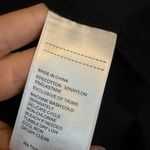 Ellen Tracy  Women’s XS Black White Tuxedo Stripe Long Sleeve Button Down Shirt Photo 9