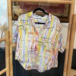 Jams World Viola Twist 2 Piece Set Button Up Boxy Top & Wide Leg Pants Medium🧡🎀 Photo 6