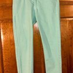 Kate Spade  Play Hooky Broome Street Mint Green Stretch Denim Capri Size 28 Photo 0