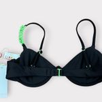Red Carter NWT  Black & Lime Green Chain Bikini Top Photo 2