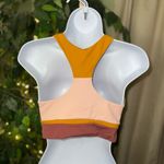 Senita Athletics SENITA Athletic Color block Racer Back Sports Bra Size Medium Photo 3