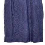 J.Crew  Womens Linda Dress Size Petite 00 Navy Blue‎ Lace Sleeveless Lined Photo 2