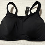 Natori  34DD Yogi Contour Convertible Sports Bra Black Full Coverage $68 NWT Photo 0