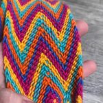 Handmade Crochet Chevron strap bag; OS Photo 7