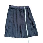 Club Monaco  Navy Blue Pleated Skirt Size 10 Photo 3