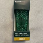 Starbucks  wicked keychain emerald Green cold cup ornament new size small Photo 3
