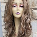 Thick blonde mix sidepart swisslace wig waves Photo 10