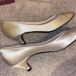 Naturalizer Amelia White Satin Heels Photo 5
