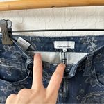 We Wore What  The Icon Jean Night Sky Paisley Navy Blue Size 24 Photo 6