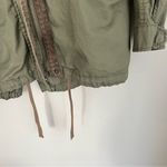 Sebby  Army Green Utility Hooded Jacket Size Medium Photo 2