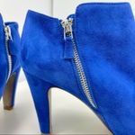 Chloé CHLOE SUEDE ANKLE ZIPPER BOOTS BLUE COLOR SIZE 38.5 Photo 9